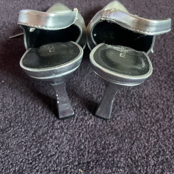 Madden Girl Metallic Silver Heels - Picture 5 of 7
